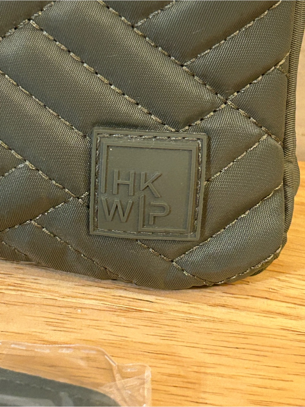 NWT- IHKWIP Triple Quilted Crossbody with Wristlet Strap Military Olive, Bag - Picture 2 of 16